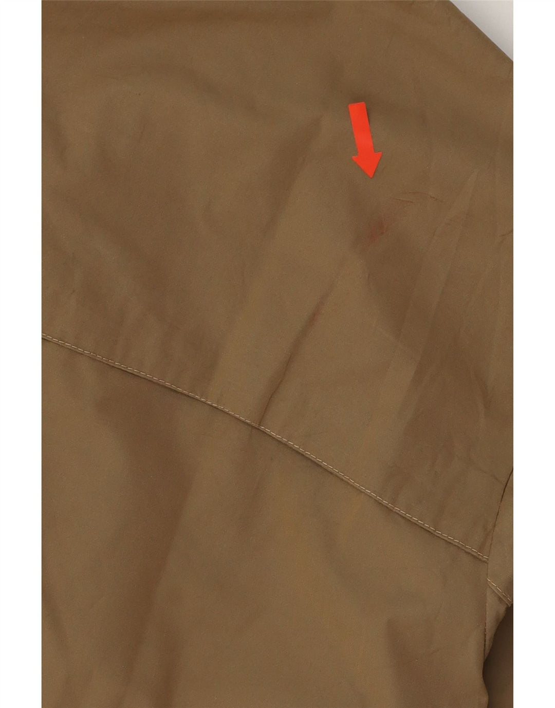 VINTAGE Mens Bomber Jacket UK 38 Medium Beige Cotton Vintage Vintage and Second-Hand Vintage from Messina Hembry 
