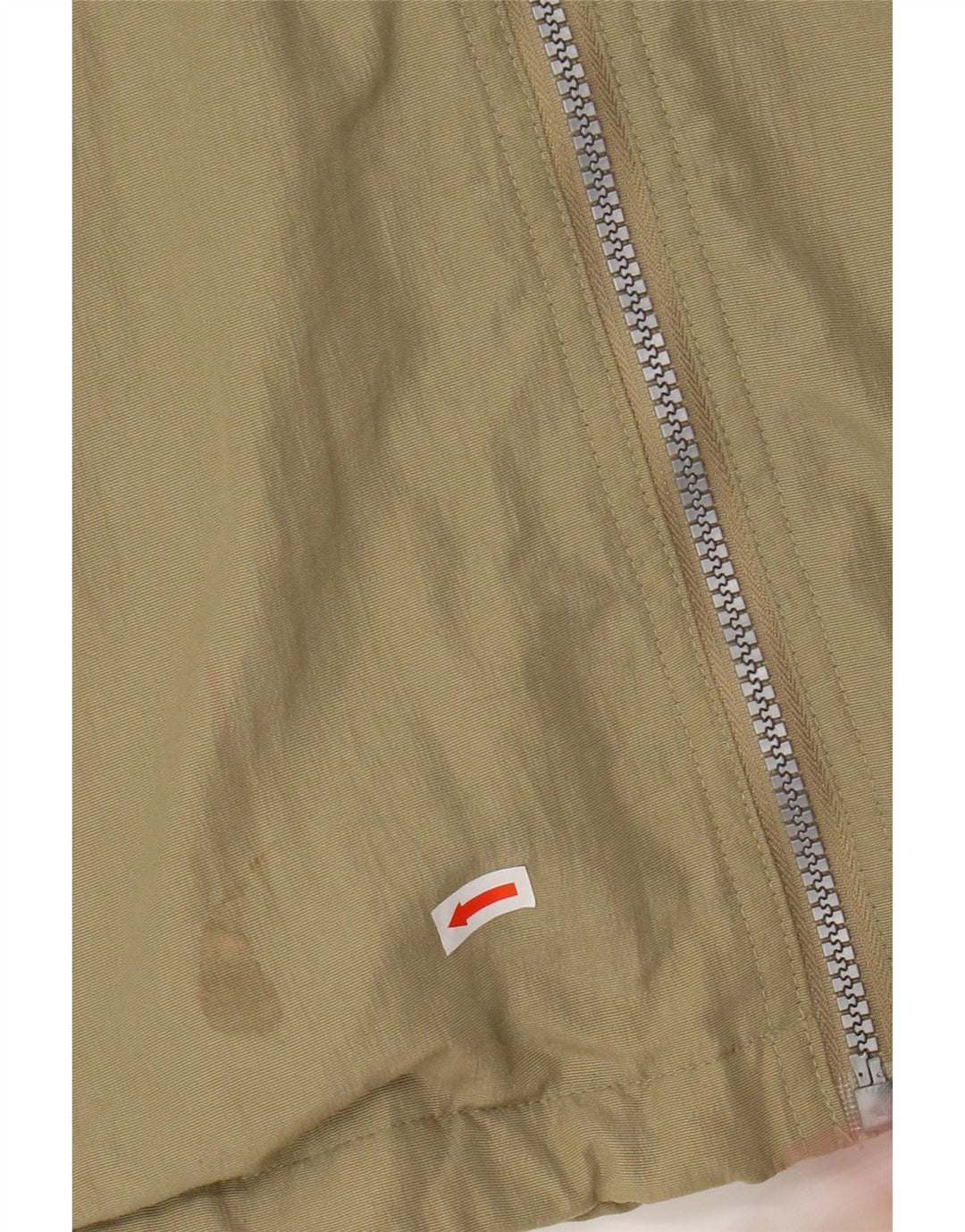 Męska kurtka przeciwdeszczowa Diadora z kapturem i luźnym krojem UK 40, duża, beżowa, poliamidowa