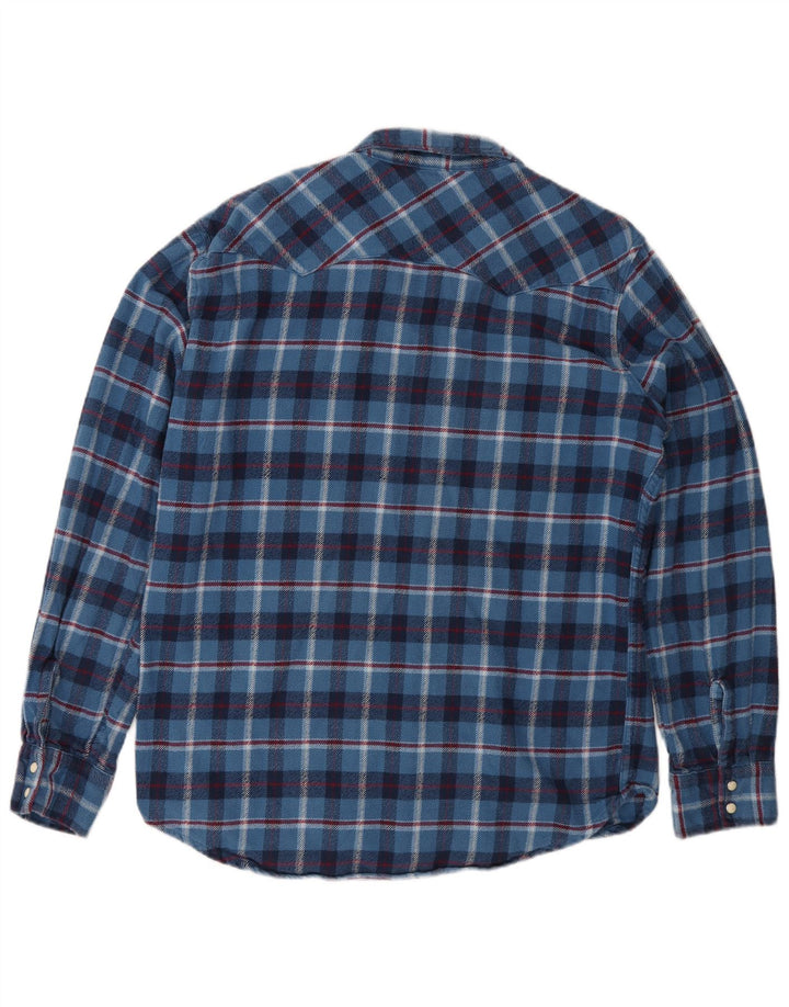 Męska koszula flanelowa Levi's w dużą niebieską kratkę