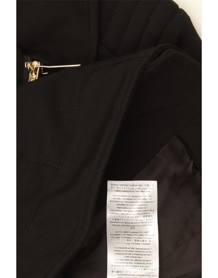 Damska marynarka Guess Crop Full Zip UK 8 Small, czarna wiskoza