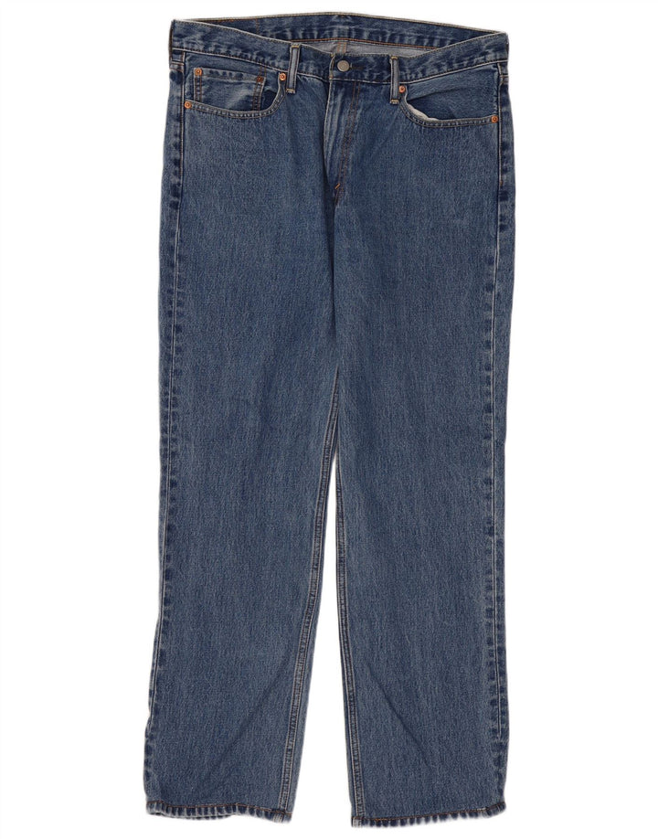 Męskie jeansy Levi's 514 Straight W36 L34 Niebieskie bawełniane
