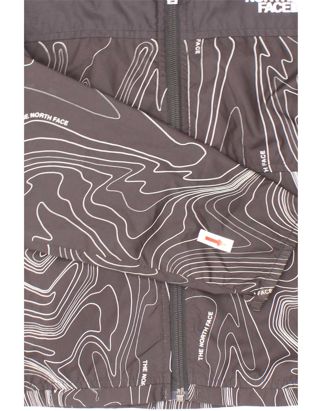 Chłopięca kurtka przeciwdeszczowa z kapturem The North Face, 7-8 lat, mała, czarna