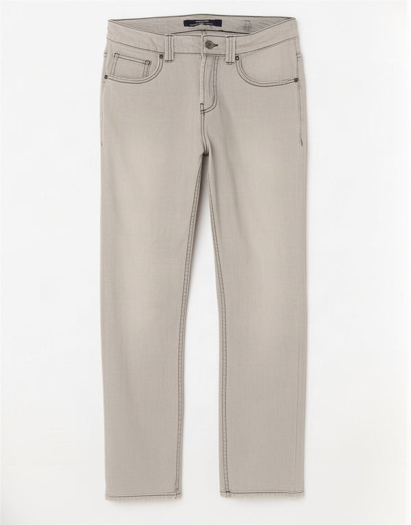 Męskie jeansy slim fit Dunlop W32 L29 Szara bawełna