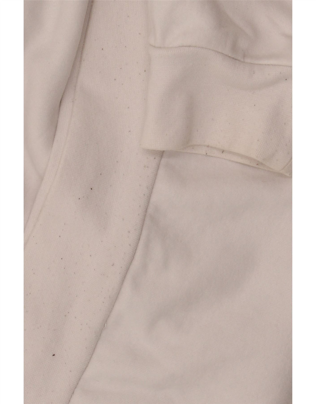 Męski sweter z kapturem i grafiką KAPPA, duży, biały, bawełniany