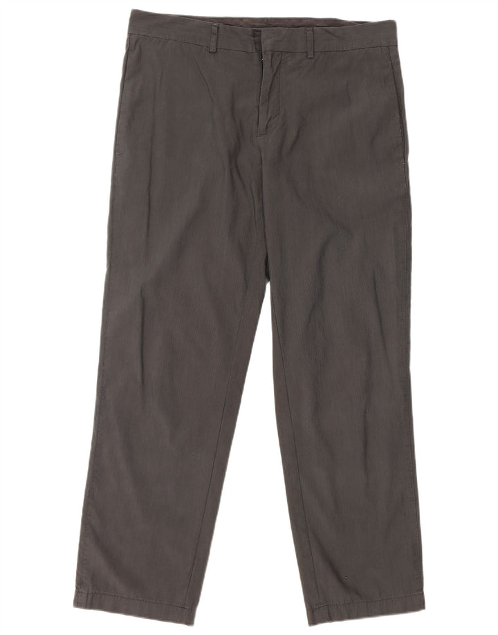 Męskie spodnie typu slim chino CALVIN KLEIN W32 L28 szare