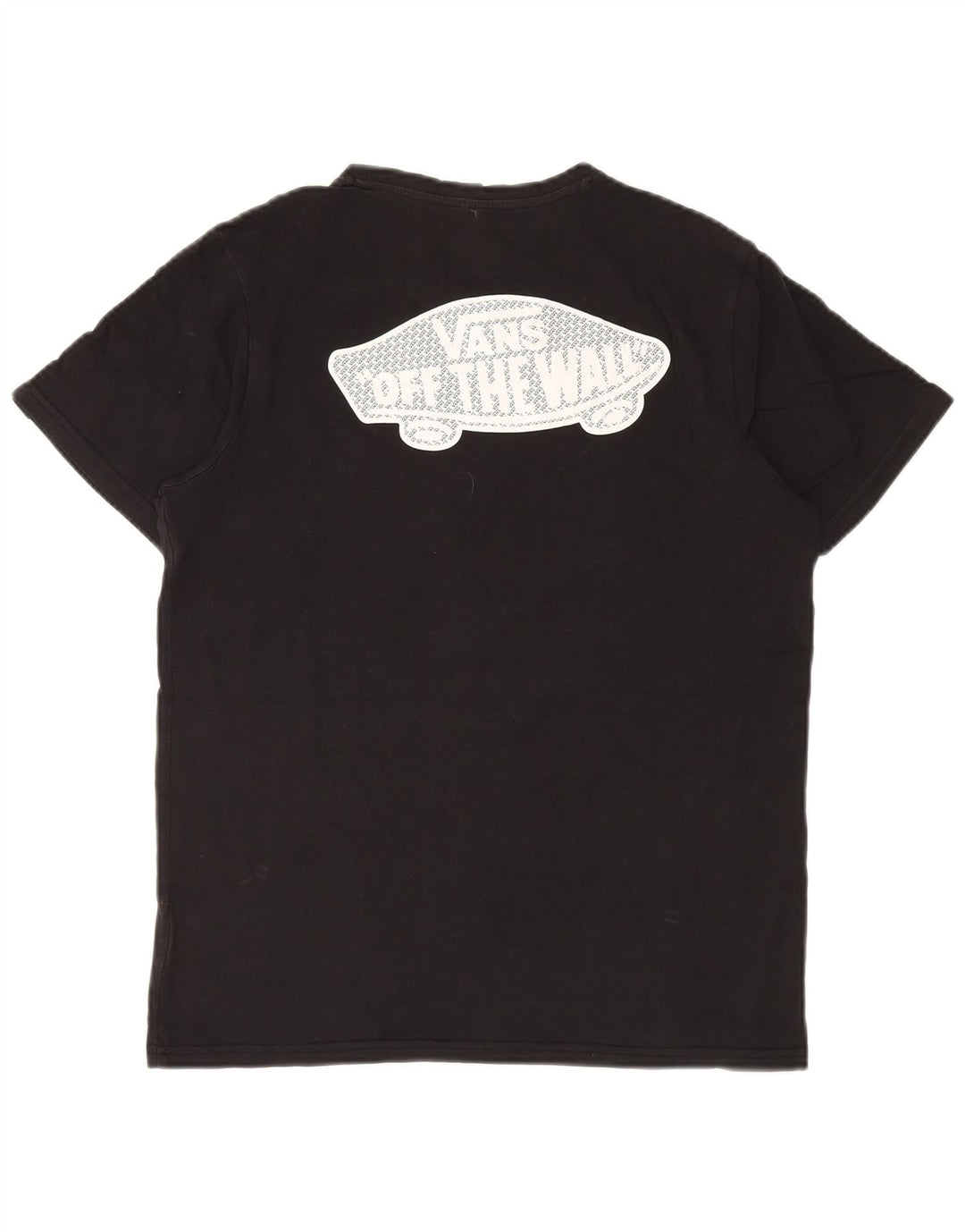 Męski T-shirt Vans o regularnym kroju z grafiką, średni czarny, bawełniany