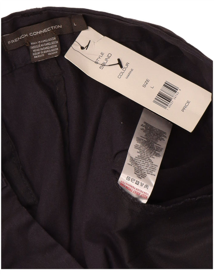 Spodenki Chino męskie FRENCH CONNECTION, duże, W34, granatowe, bawełniane