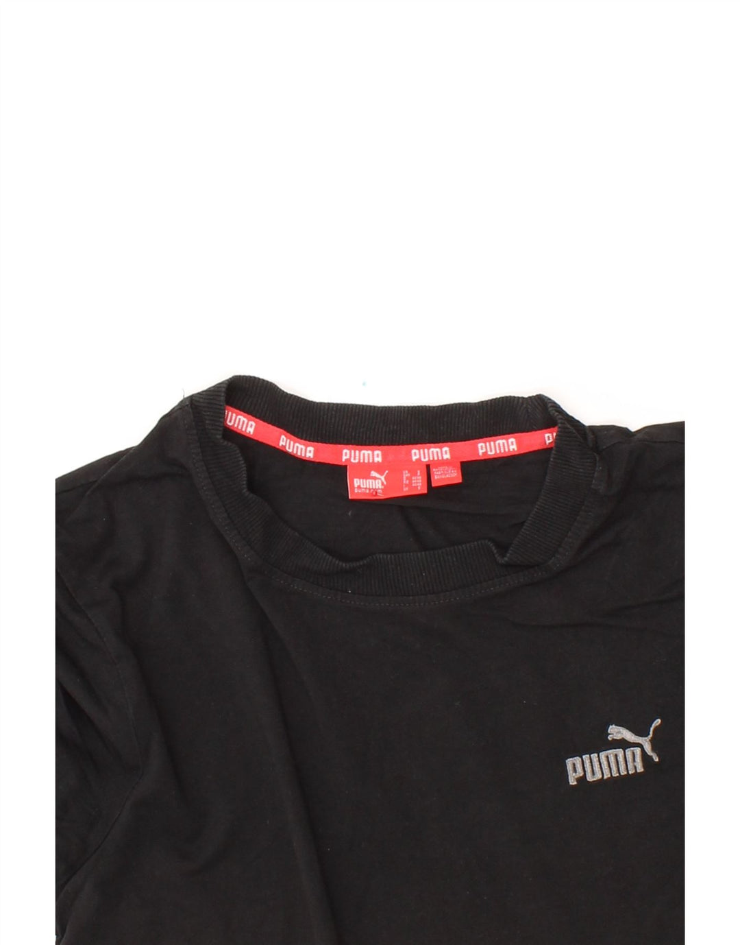 PUMA Mens T-Shirt Top Small Black Vintage Puma and Second-Hand Puma from Messina Hembry 