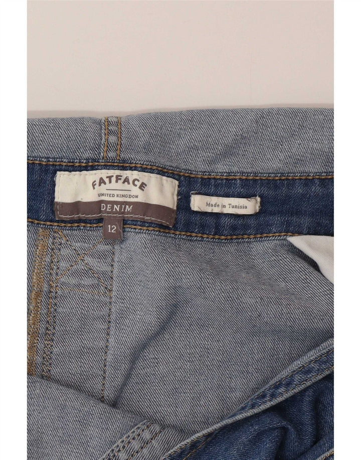Damskie spodenki jeansowe Fat Face w trudnej sytuacji UK 12 Medium W32 Blue