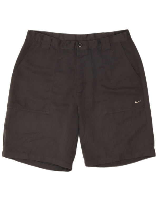 Męskie spodenki golfowe Nike W36, duże, czarne, poliestrowe