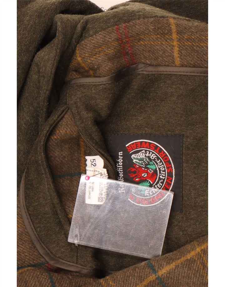 Płaszcz męski Rehbochloden EU 52 XL, wełna khaki