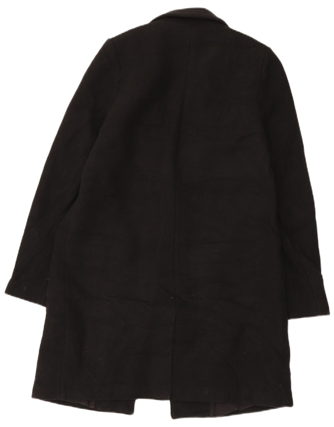 Płaszcz damski Zara UK 10 Small, czarny, wełniany