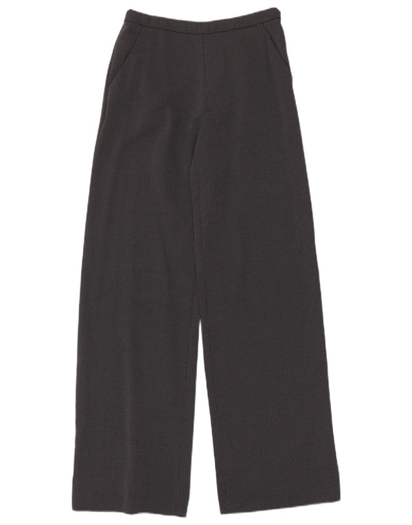 Damskie spodnie codzienne Giorgio Armani IT 36 XS W26 L32 Czarne cętki