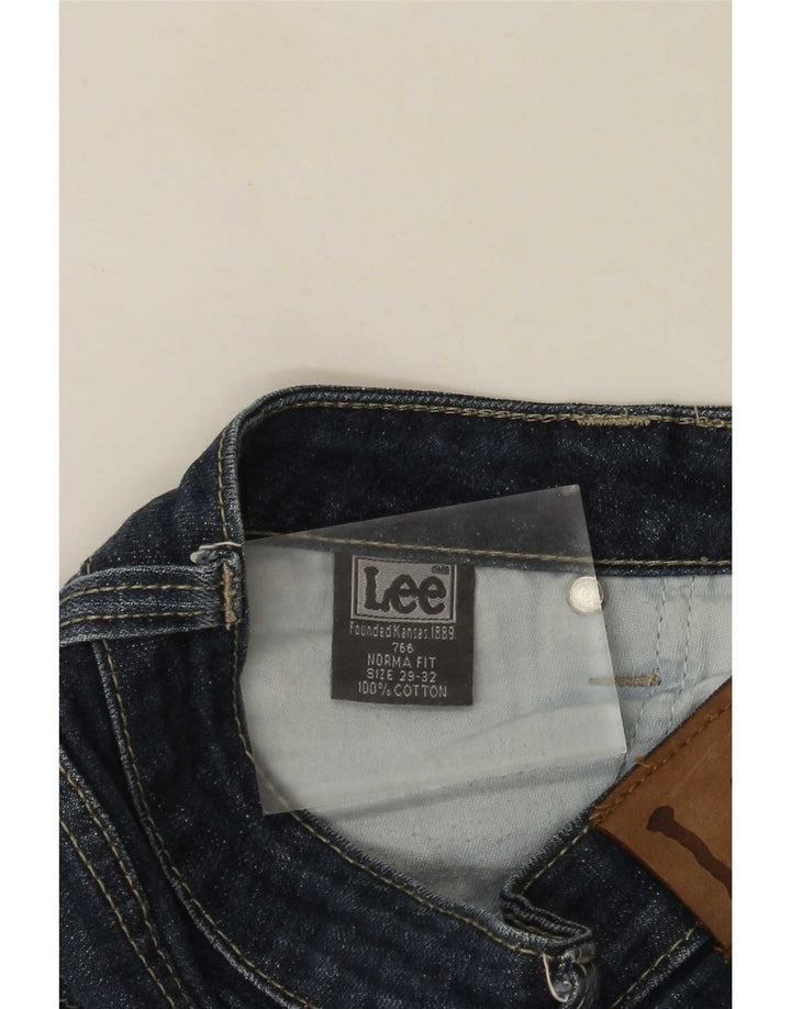 Damskie jeansy Lee Norma Slim Straight W29 L28 Granatowe, bawełniane