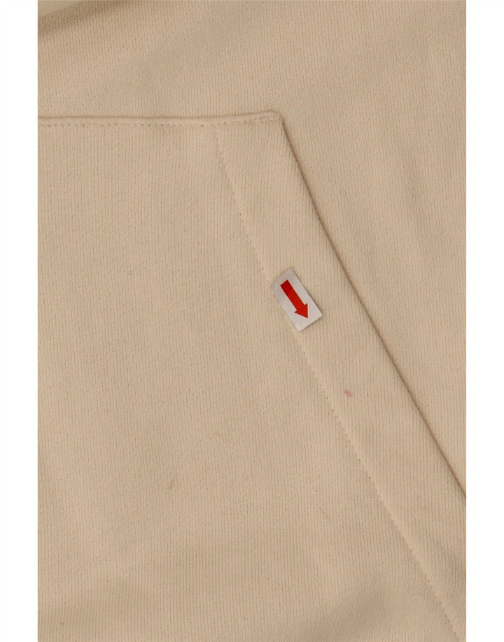 REEBOK Damski sweter oversize z kapturem UK 16, duży, złamanej bieli, bawełniany