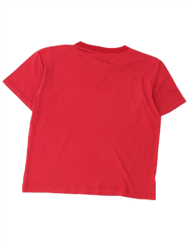 CHAMPION Womens Oversized T-Shirt Top UK 10 Small Red