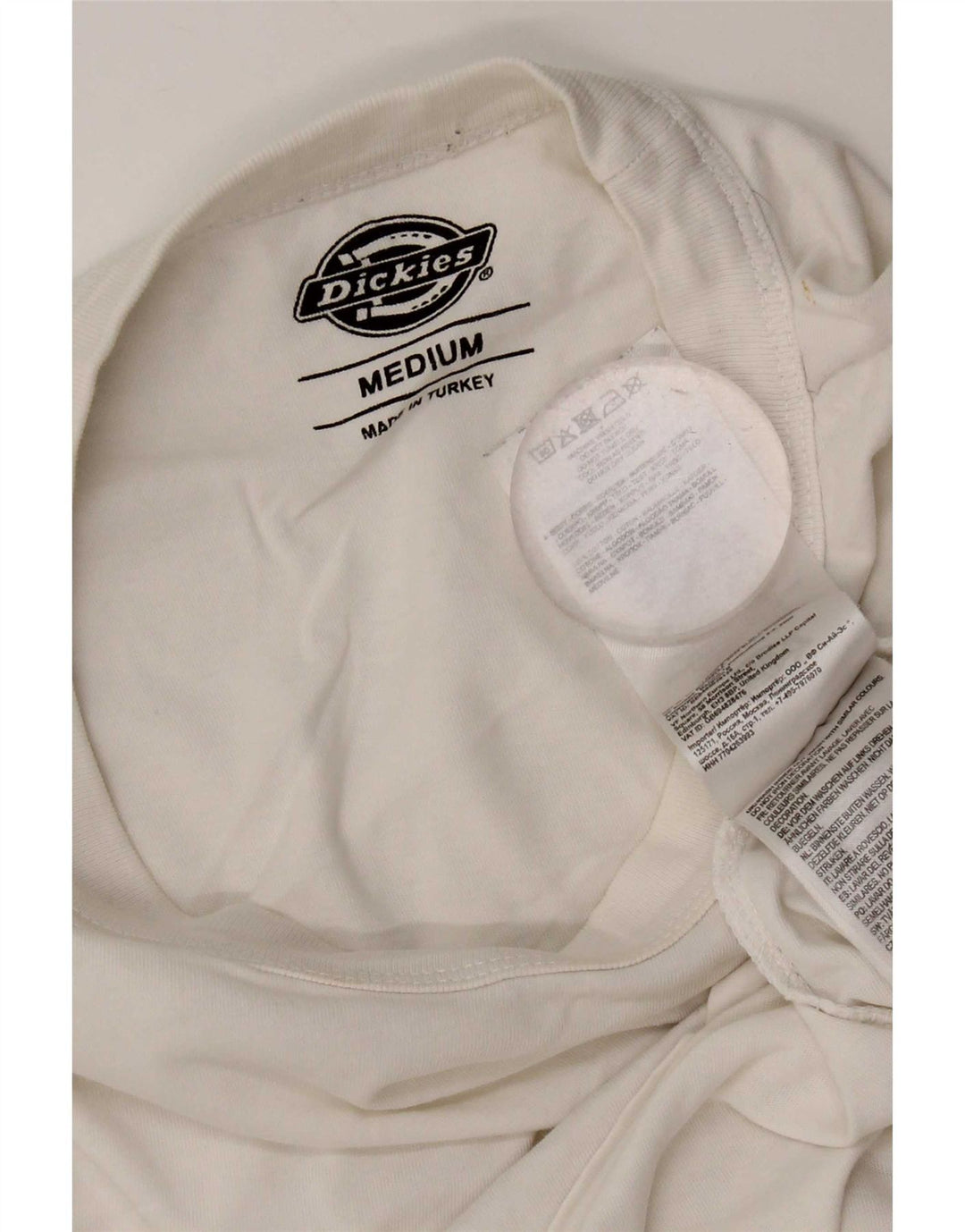 T-shirt męski Dickies, średni, biały, bawełniany