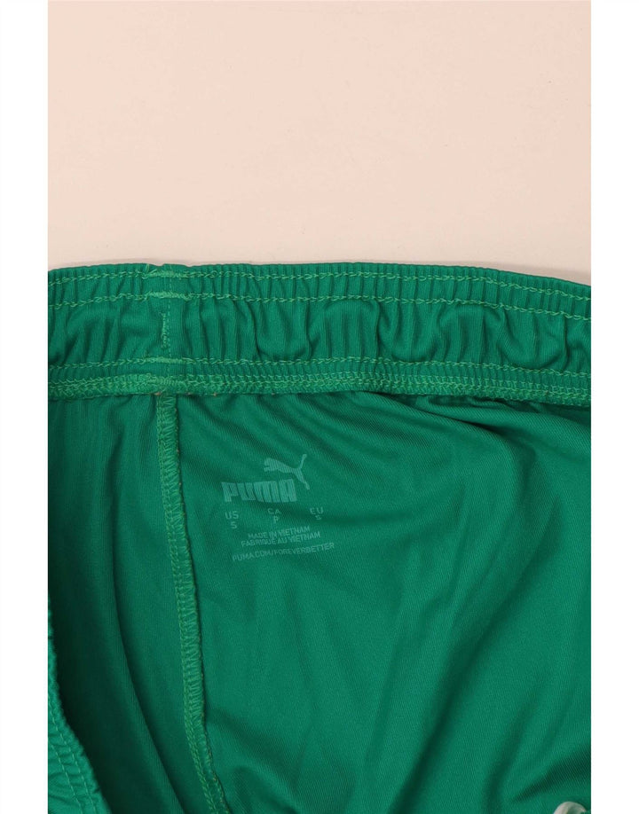 Męskie spodenki sportowe Puma w małych zielonych blokach kolorów