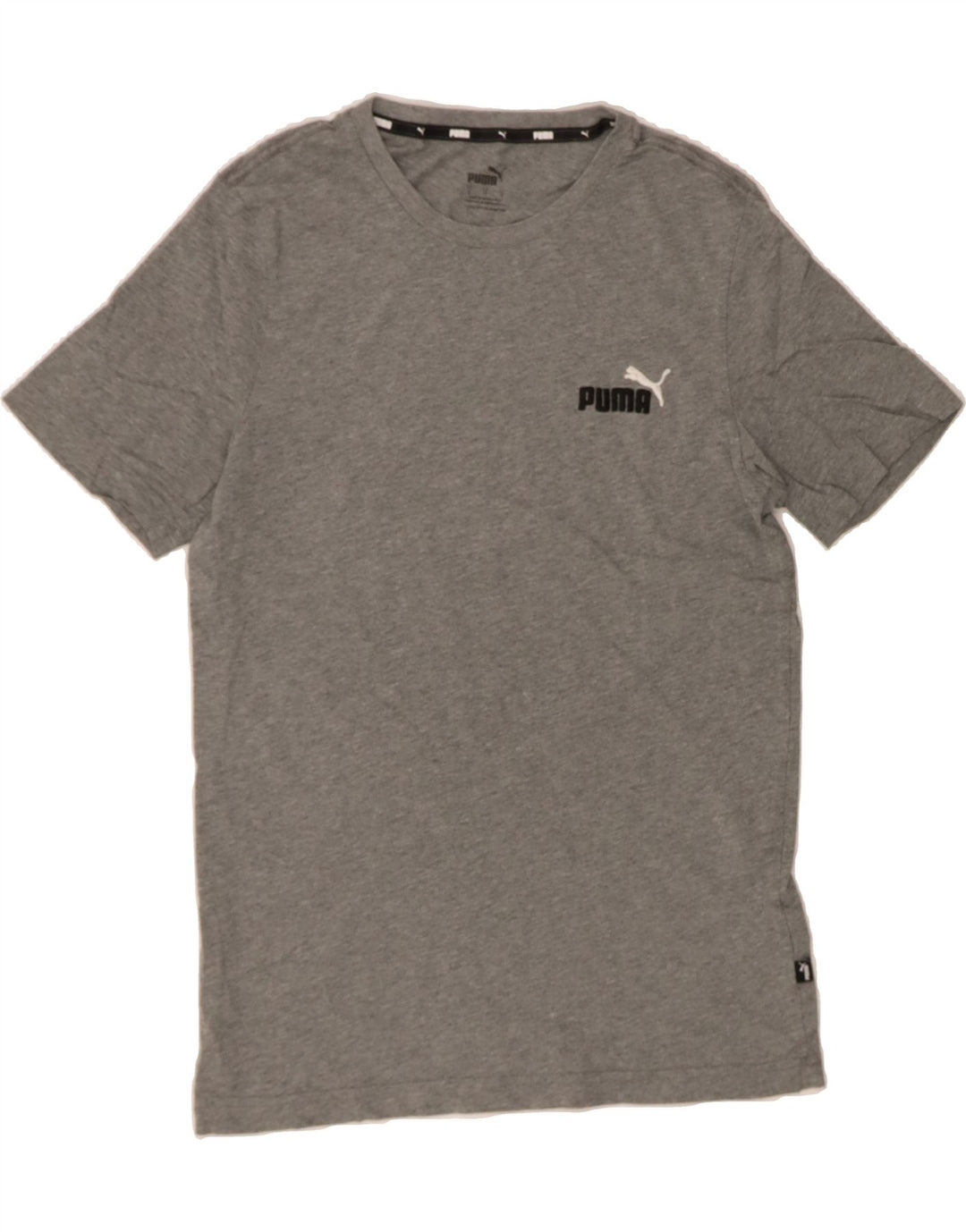 PUMA Mens Graphic T-Shirt Top Small Grey Cotton Vintage Puma and Second-Hand Puma from Messina Hembry 