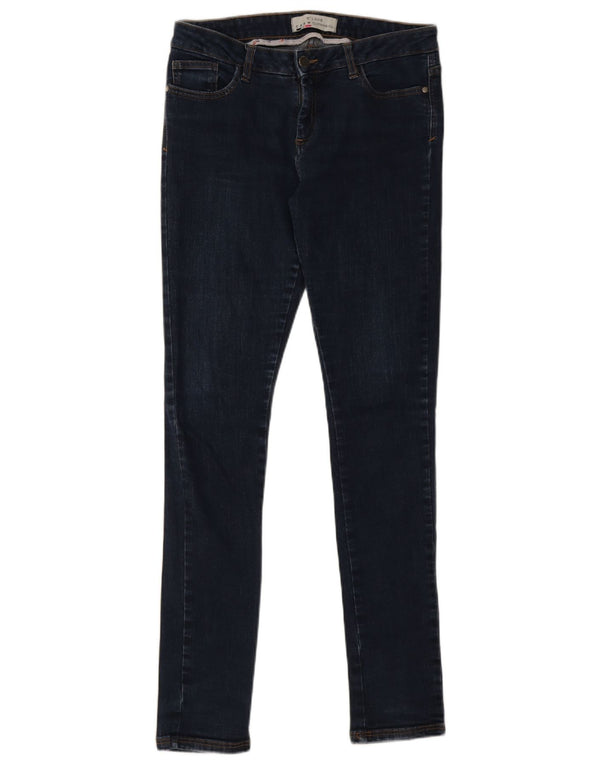 Crew Clothing Damskie, długie, bardzo obcisłe dżinsy UK 12 Medium W32 L32 Granatowe