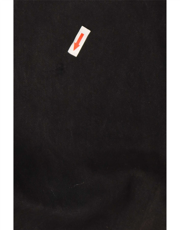 Męskie proste dżinsy Levi's W36 L32 Czarna bawełna