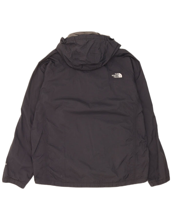 Męska kurtka przeciwdeszczowa z kapturem The North Face UK 40, duża, czarna, nylonowa