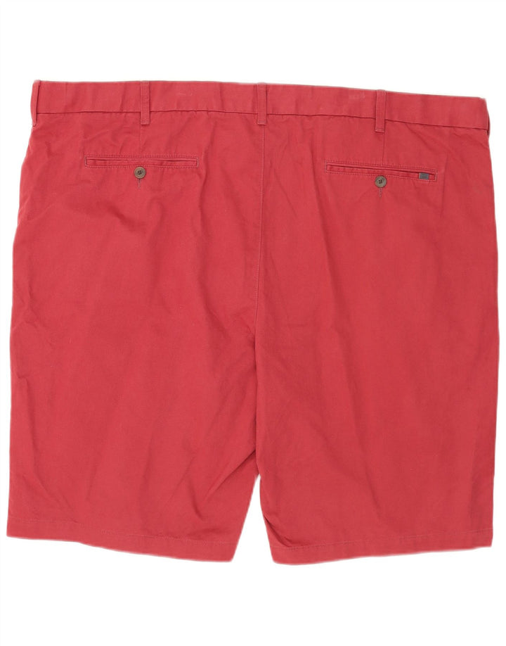 Marks & Spencer Męskie spodenki Chino W48 4XL Czerwona bawełna