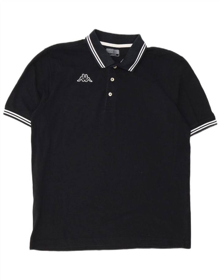 Męska koszulka polo Kappa XL w kolorze czarnym