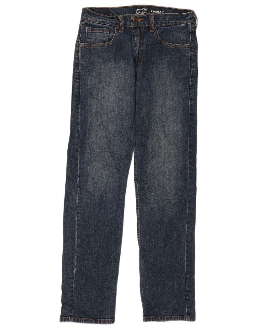 Męskie jeansy Levi's Signature Regular Straight W30 L32 Niebieska bawełna
