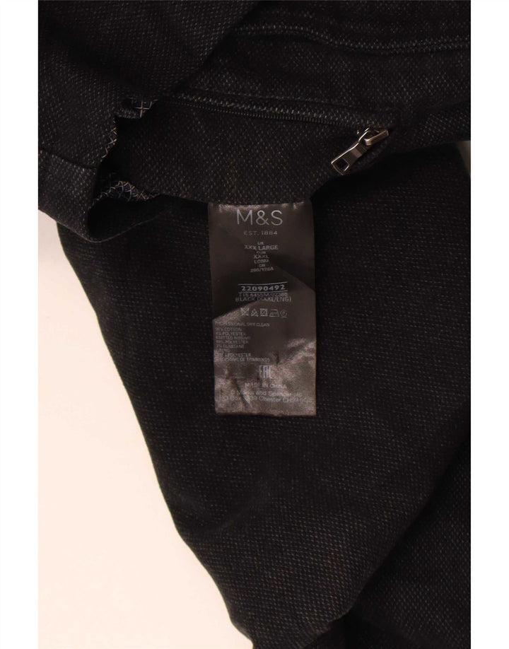 Męska kurtka użytkowa Marks & Spencer UK 46 3XL, czarna, bawełniana