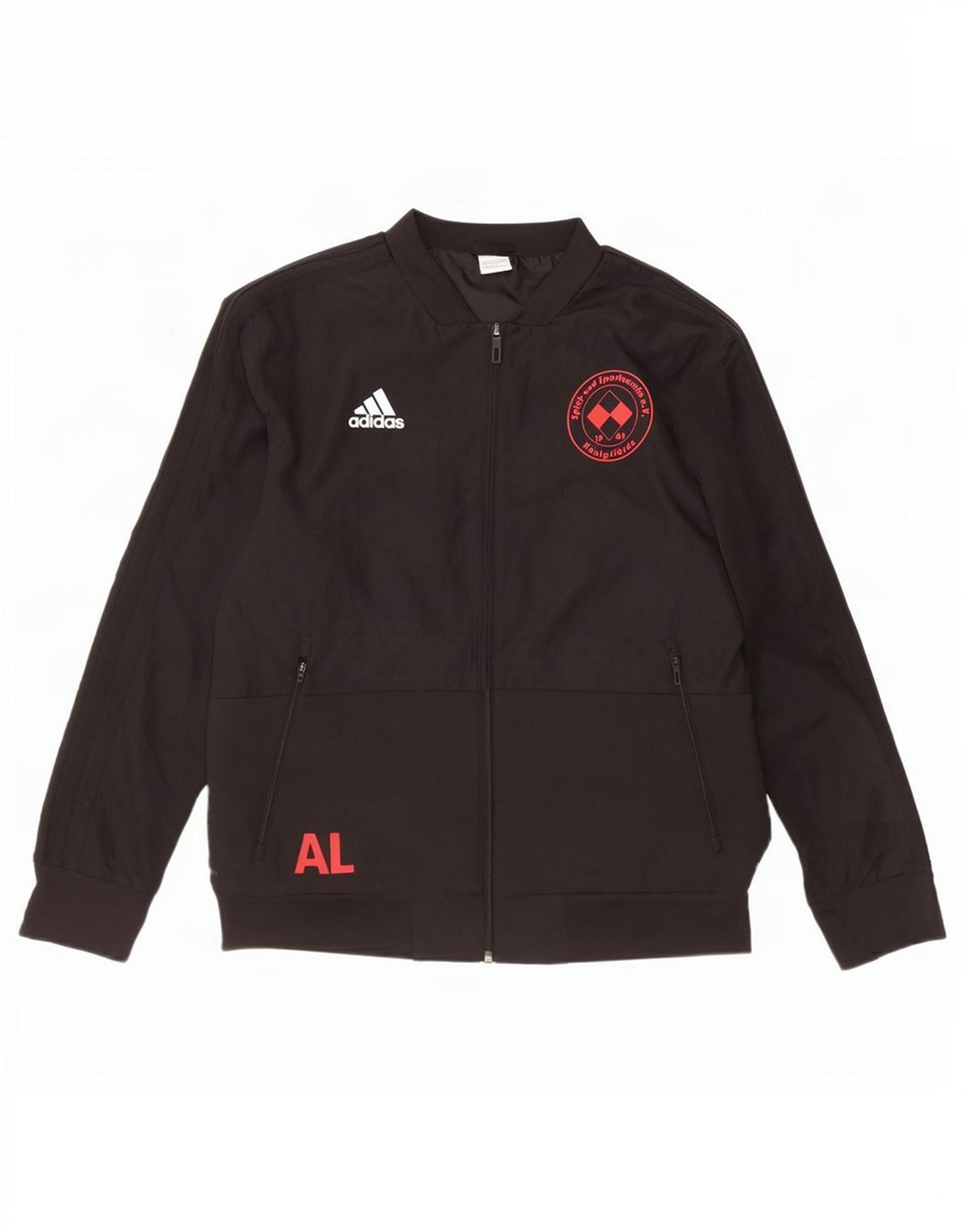 Adidas Męskie Climalite Graphic Dres Top Kurtka Duży Czarny Poliester