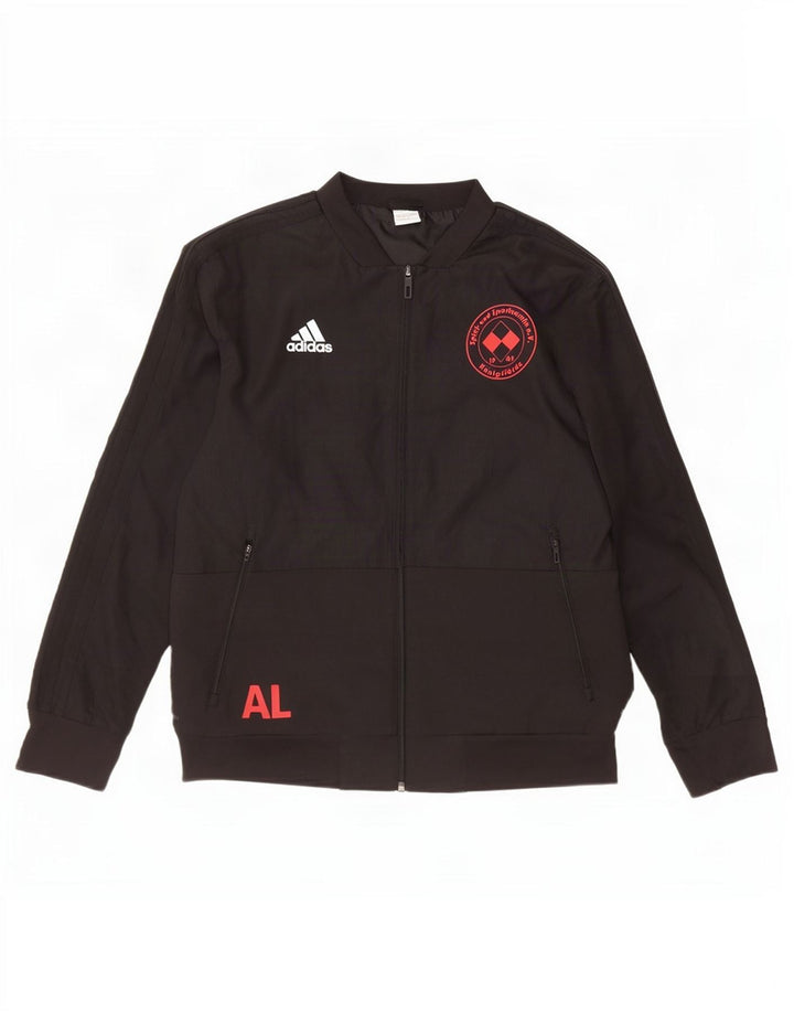 Adidas Męskie Climalite Graphic Dres Top Kurtka Duży Czarny Poliester