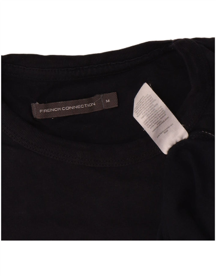 T-shirt męski French Connection Top, średni, granatowy, bawełniany