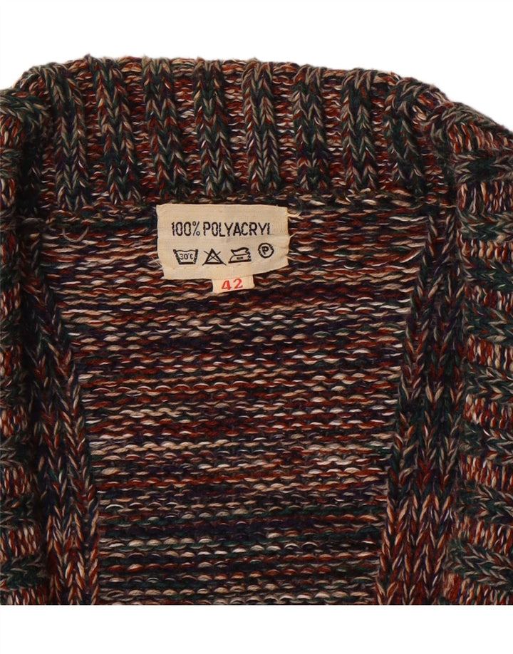 VINTAGE Womens Cardigan Sweater IT 42 Medium Multicoloured Geometric Vintage Vintage and Second-Hand Vintage from Messina Hembry 