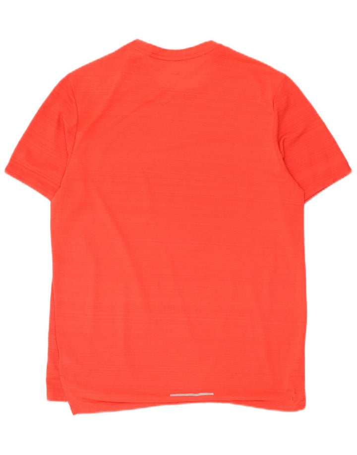 Męski T-shirt Nike Dri Fit, poliester w średnie czerwone paski