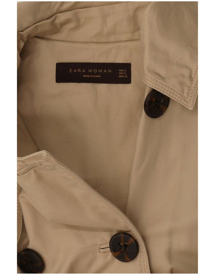 Płaszcz damski Zara Pea Coat UK 10 Small Beige