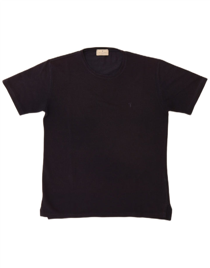 T-shirt damski Trussardi Top UK 14 Średni granatowy poliester