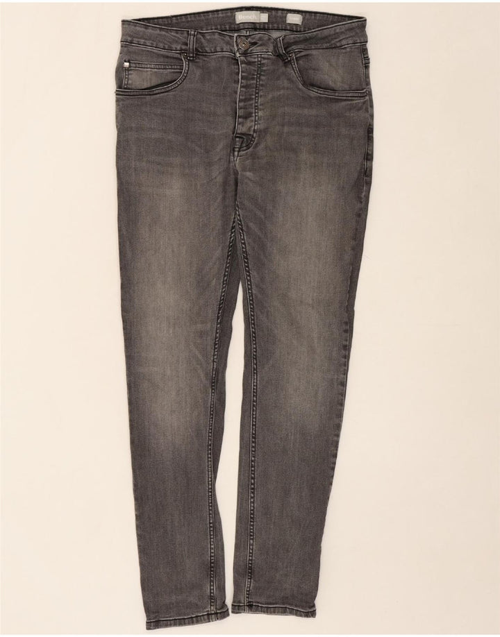BENCH Mens Skinny Jeans W36 L32 Grey Cotton Vintage Bench and Second-Hand Bench from Messina Hembry 