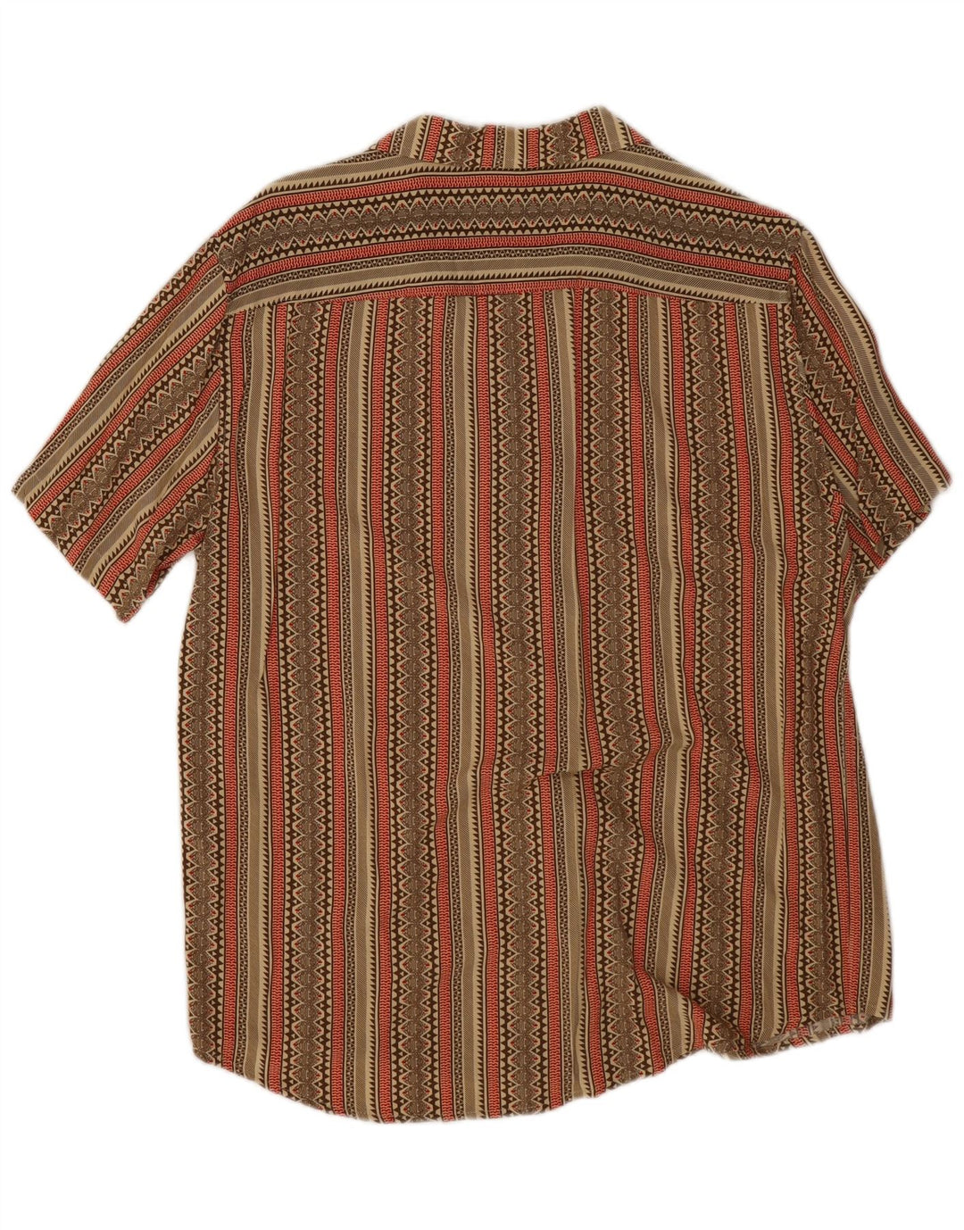 Męska koszula z krótkim rękawem Pier One, średnie khaki, w paski