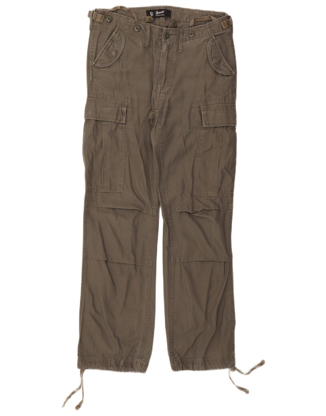 Damskie spodnie cargo marki Brandit W29 L29, bawełna khaki
