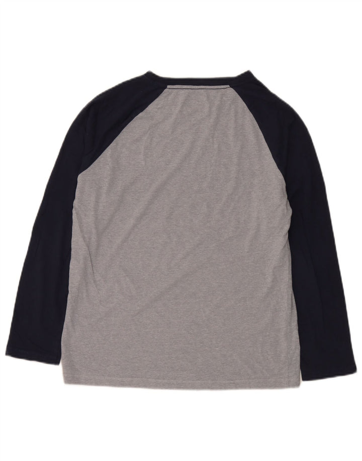 Top chłopięcy Tommy Hilfiger z długim rękawem 15-16 lat, duży, szary, w blokach kolorów