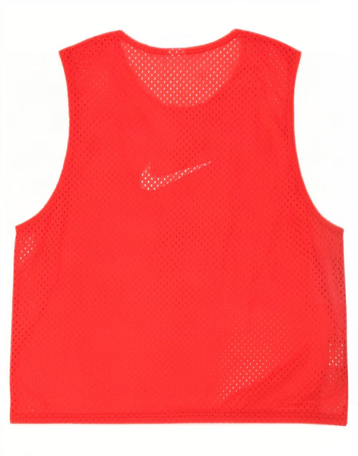 Męska kamizelka z grafiką Nike, duża, czerwona, poliestrowa