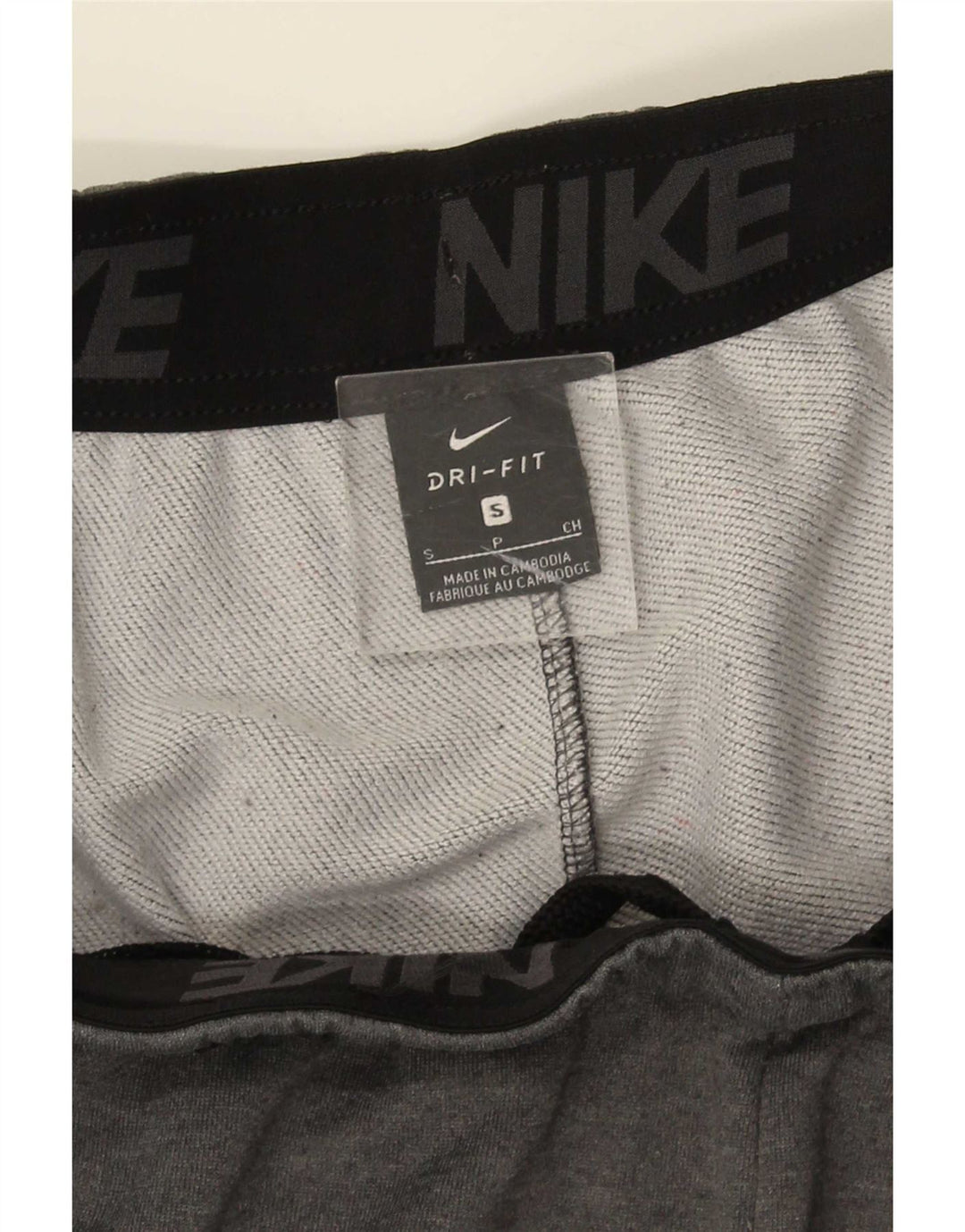 Męskie spodnie dresowe Nike Dri Fit, małe, szare
