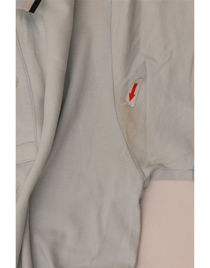 Męska koszulka polo Fred Perry, mała, niebieska, bawełniana