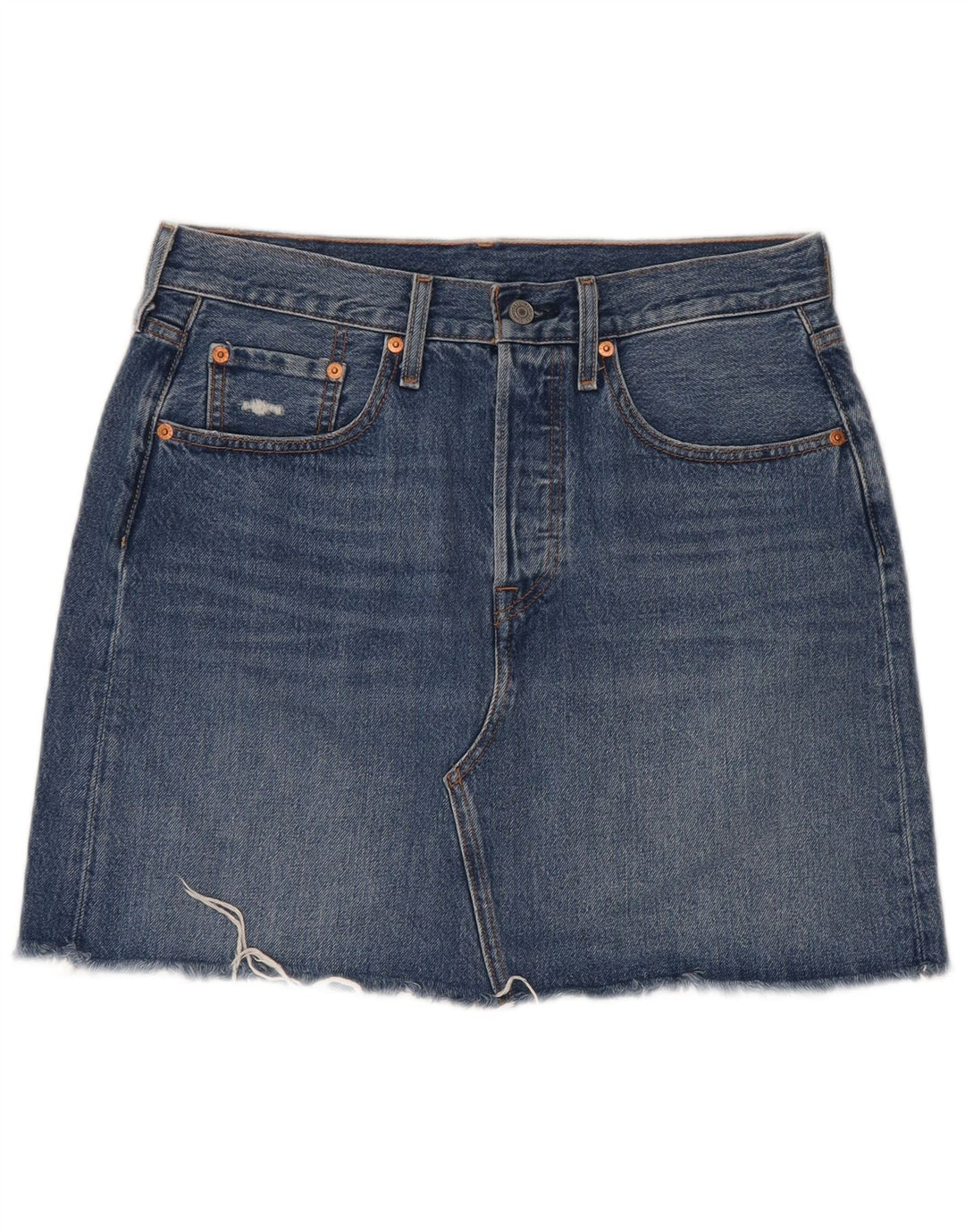 Damska spódnica dżinsowa Levi's W30 Średni niebieski