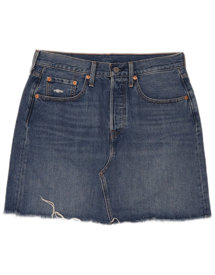 Damska spódnica dżinsowa Levi's W30 Średni niebieski