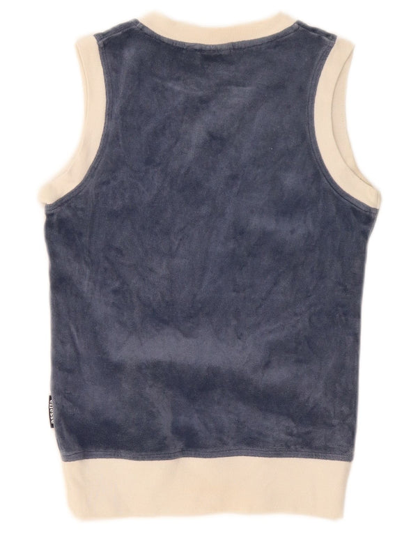 Ellesse Damska bluza bez rękawów Jumper UK 8 Small Navy Blue