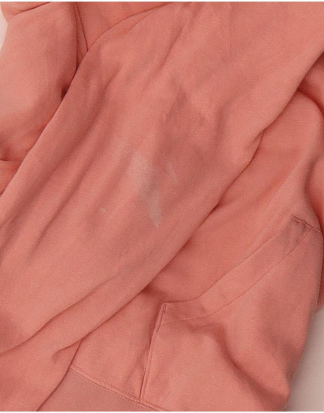 NIKE Womens Graphic Hoodie Jumper UK 14 Medium Pink Rayon Vintage Nike and Second-Hand Nike from Messina Hembry 