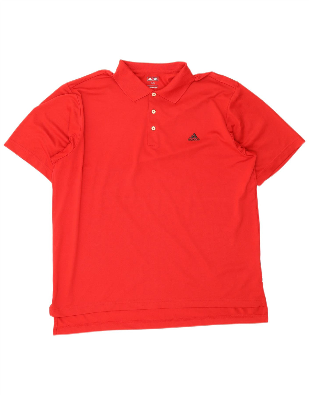 Męska koszulka polo Adidas XL, czerwona, poliestrowa
