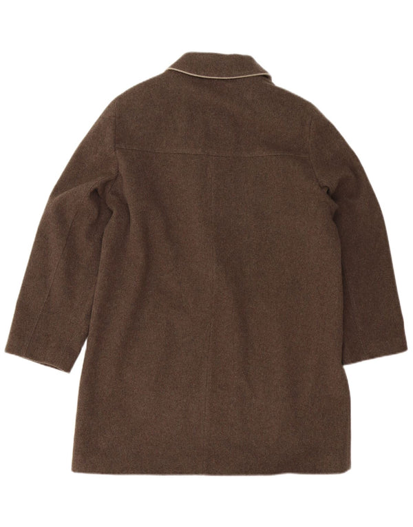 Płaszcz damski Eastex UK 12 Średni brązowy wełniany